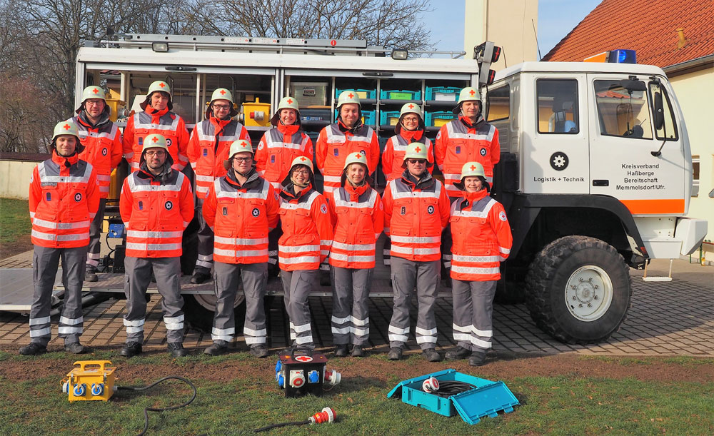 Mit ihrer Schnelleinsatzgruppe „Technik und Sicherheit“ zählt die BRK-Bereitschaft Memmelsdorf zu einer der Stützen im Katastrophenschutz. (Foto: Björn Schwabe)