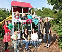 Der BRK-Kindergarten in Königsberg bietet mit seinen erweiterten Öffnungszeiten flexible Betreuungsmöglichkeiten für Kinder an..