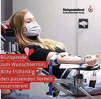 Blutspender können ab sofort für viele Termine in den Haßbergen ihren Wunschtermin fürs Blutspenden online buchen. Der BRK-Blutspendedienst bittet darum, davon rege Gebrauch zu machen. (Foto: BRK-Blutspendedienst)