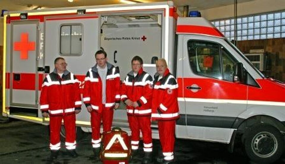 Schichtwechsel in der Eberner BRK-Wache.